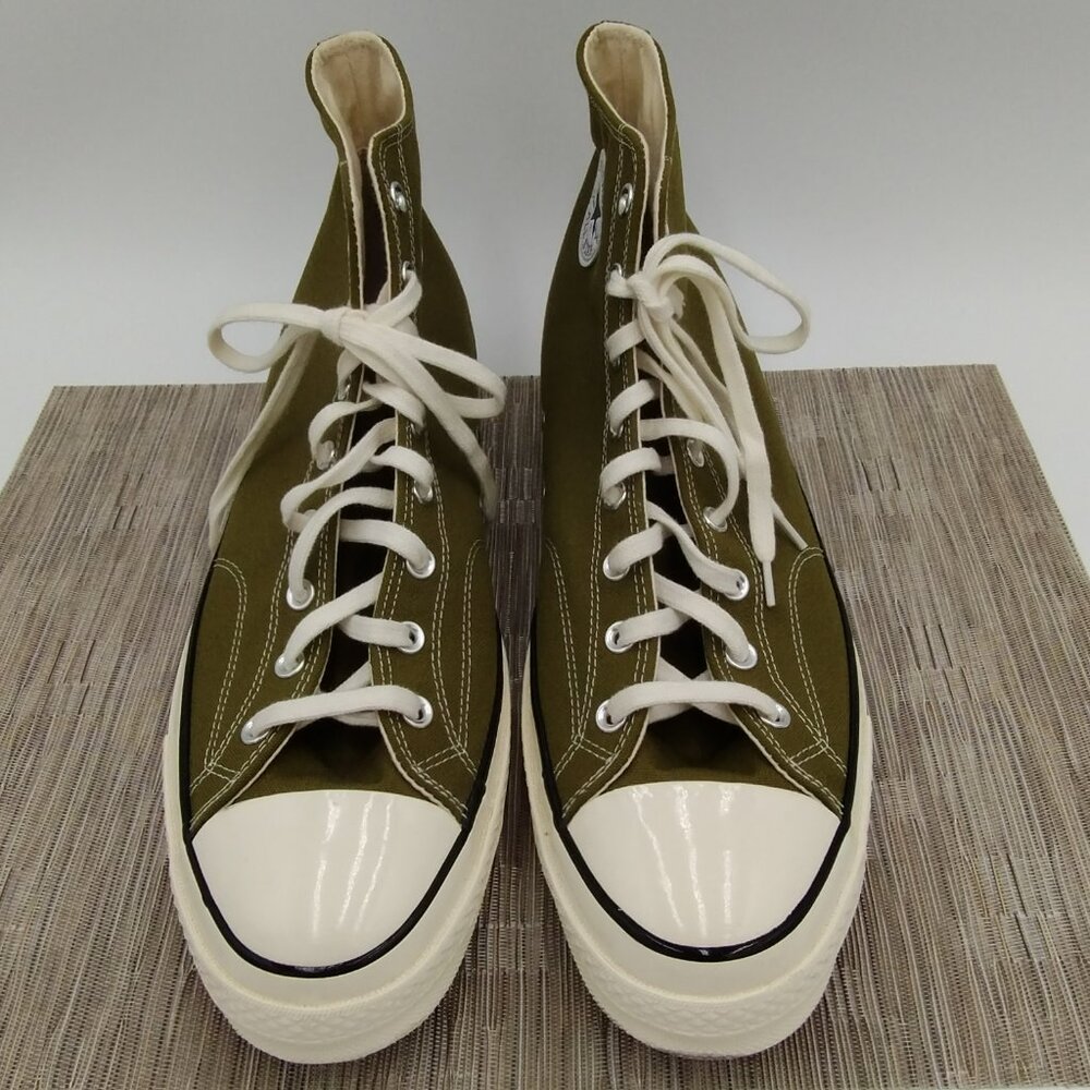 Converse Chuck 70 Hi Top Dark Moss Sneakers Size 16 - Picture 3 of 12